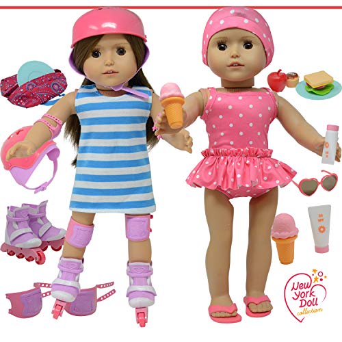 18 Doll Roller Skates -Doll Accessories Play Set – The New York