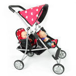 corolle double doll stroller My First Doll Twin Stroller Hearts – The New York Doll Collection