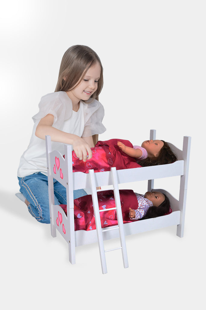 hauck twin doll bunk beds Bunk Bed for Twin Dolls fits 18 Inch Dolls – The New York Doll Collection