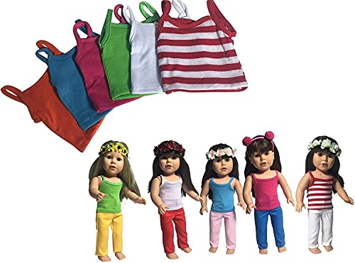 Assorted Doll Shirts for 18 Inch Dolls (cami)