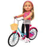 Doll Bicycle with Streamers & Basket for 18
