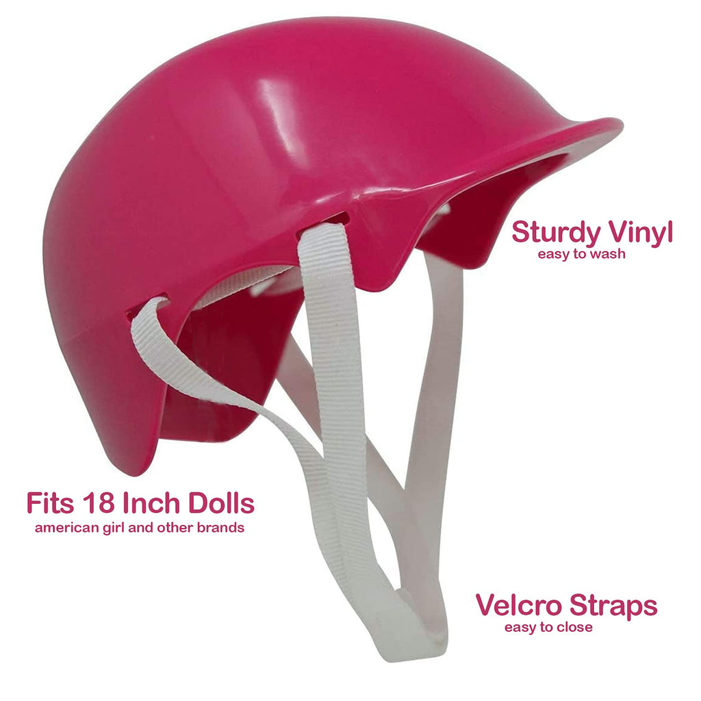 The New York Doll Collection Bicycle Helmet for Dolls The New York Doll Collection Bicycle Helmet for Dolls