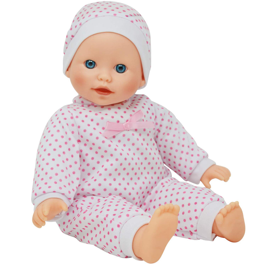 14 inch Soft Body Caucasian Baby Doll - Newborn Dolls for Girls with Doll Pacifier