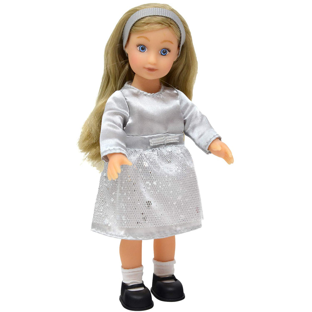 Mini Doll Lilly - 6.5 Inch Vinyl Posable Doll