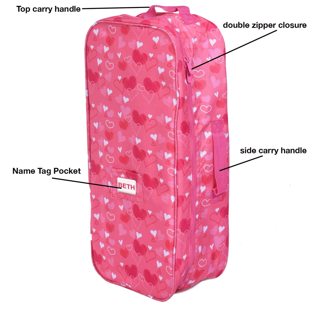 Doll Carry Case fits all 18 Inch Dolls The New York Doll Collection Doll Carry Case fits all 18 Inch Dolls The New York Doll Collection