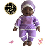 11 inches soft body vinyl doll in gift box African American