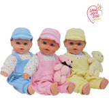 Triplet Baby Dolls - Toy Baby Doll Accessories Gift set for Toddler and Girls they will Love - Triplets doll set includes Girl and Boy Doll
