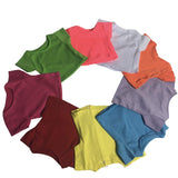 Short Sleeve T-shirt Solid Colors set of 10