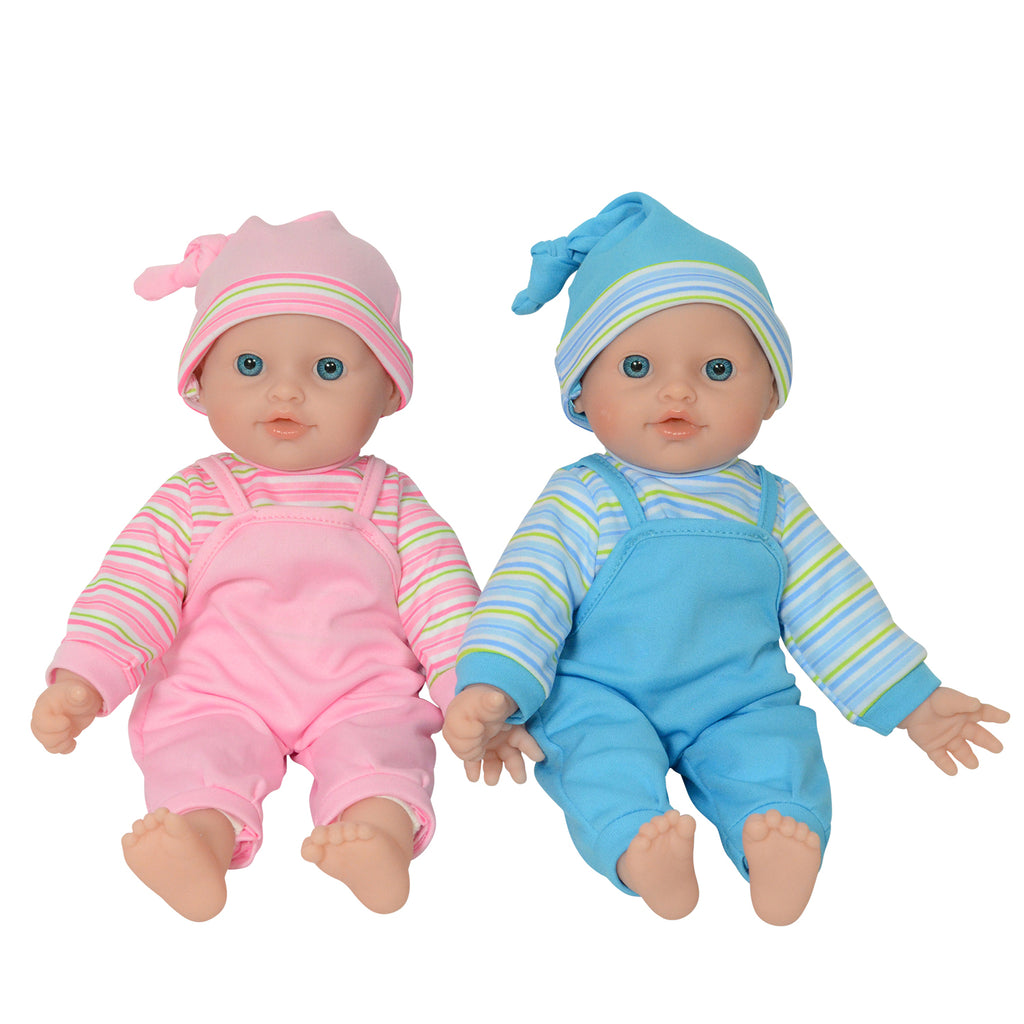 12" Twin Dolls (Caucasian)