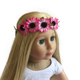 Floral Sunflower Wreath Pink