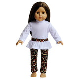 White Lace Dress and Belt for Dolls- 18 inch Doll