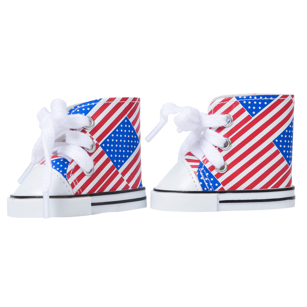 US Flag Canvas Sneakers