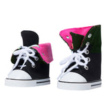 Canvas High-top Sneakers -Fits All 18 inch Dolls- Pink