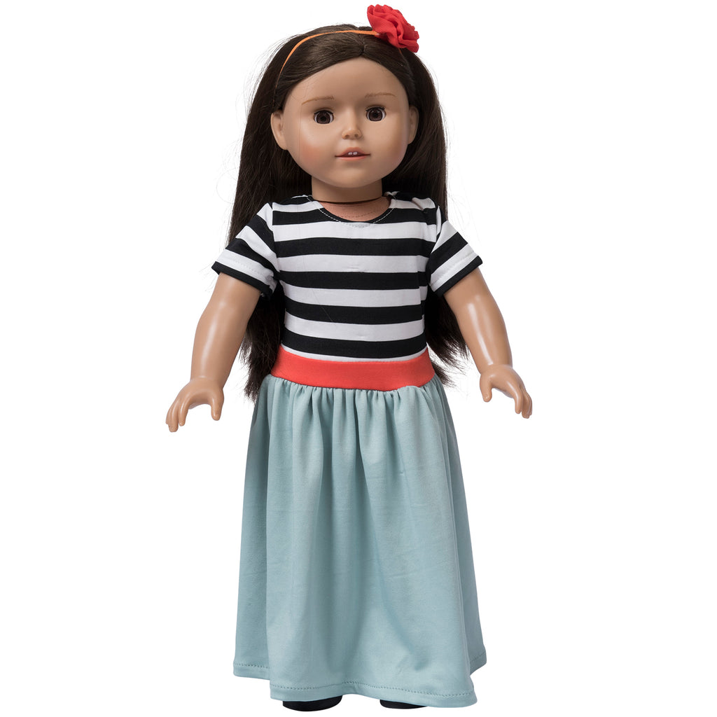 Doll Maxi Dress - Dress Set for 18 inch Dolls