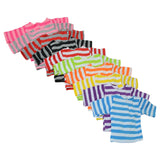 18 Inch Dolls Striped T-Shirts Set of 10