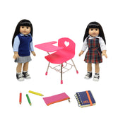 Back to School Set - 18 Inch Girl Dolls