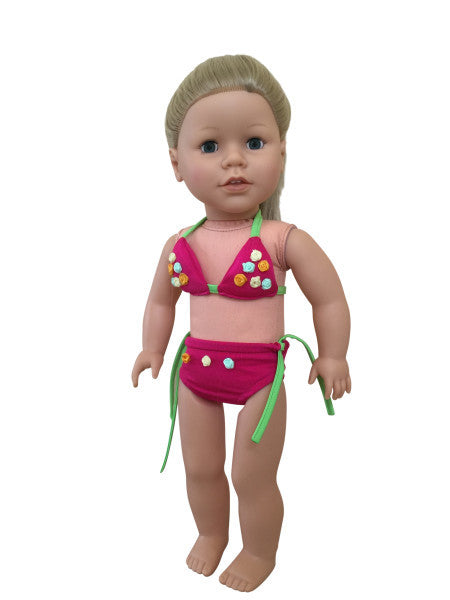 Bikini Swim Set Fit for 18 Inch Dolls