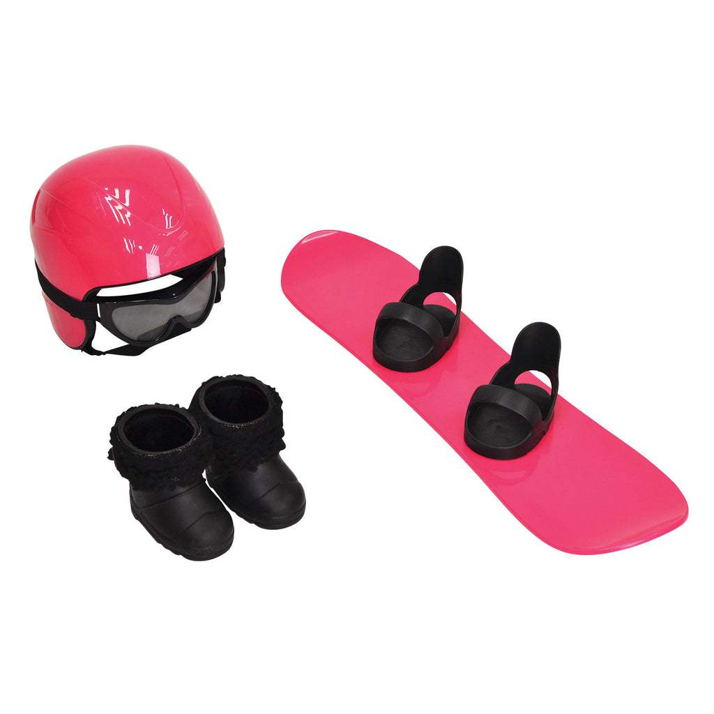 Doll Snowboard and Accessories for 18 inch Dolls